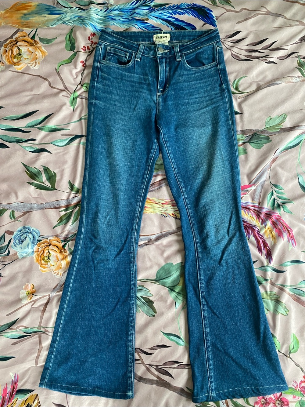 L'AGENCE Bell High Rise Flare Hawthorne Jeans